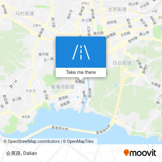 会展路 map