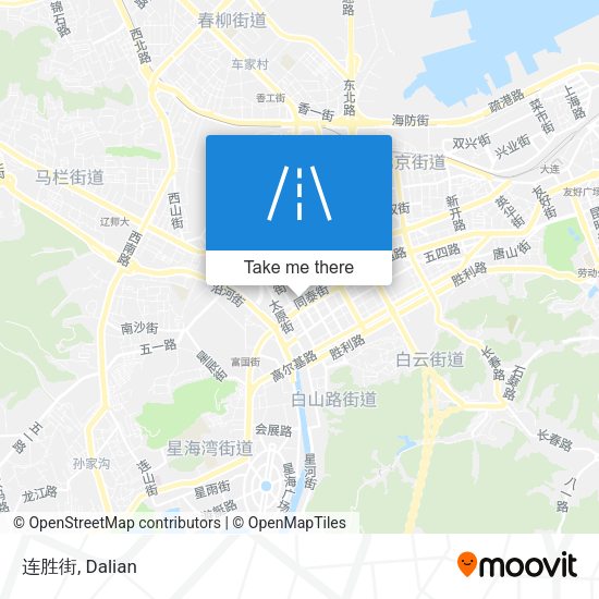 连胜街 map