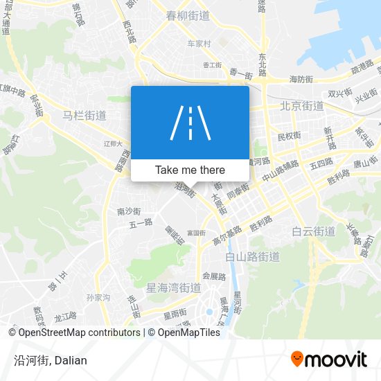 沿河街 map
