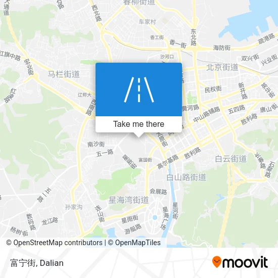 富宁街 map