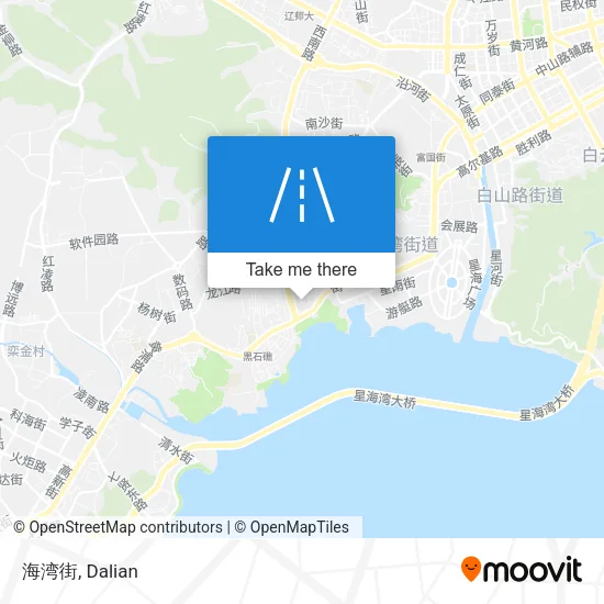 海湾街 map