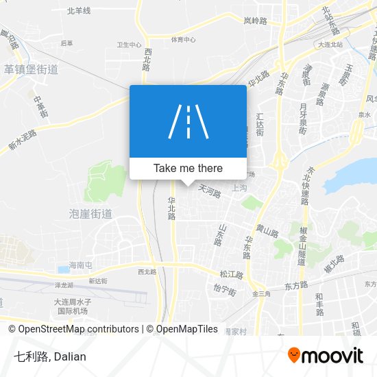 七利路 map