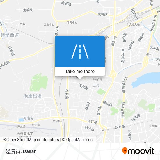 溢贵街 map