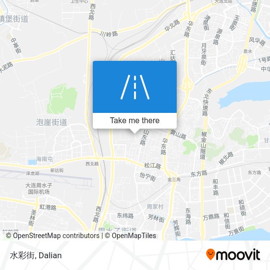 水彩街 map