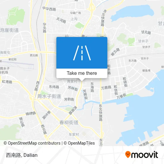 西南路 map