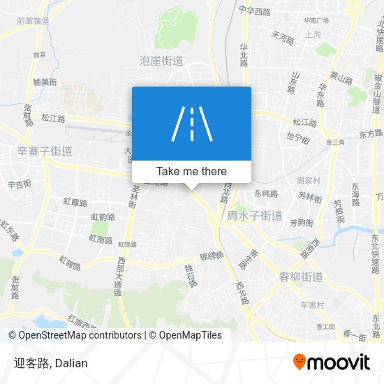 迎客路 map