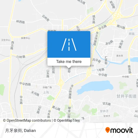 月牙泉街 map