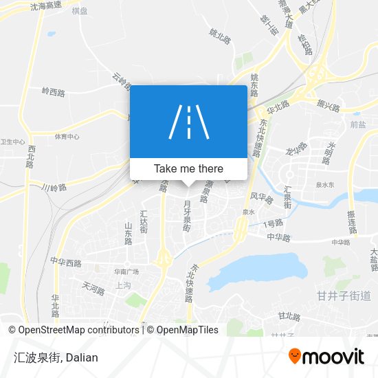汇波泉街 map