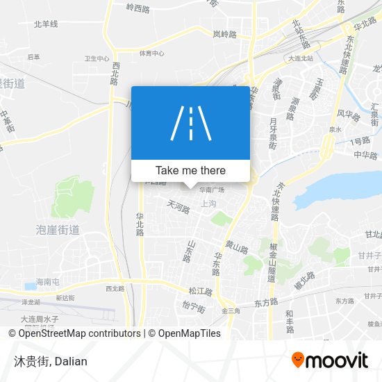 沐贵街 map