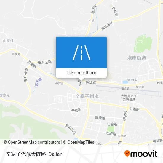 辛寨子汽修大院路 map