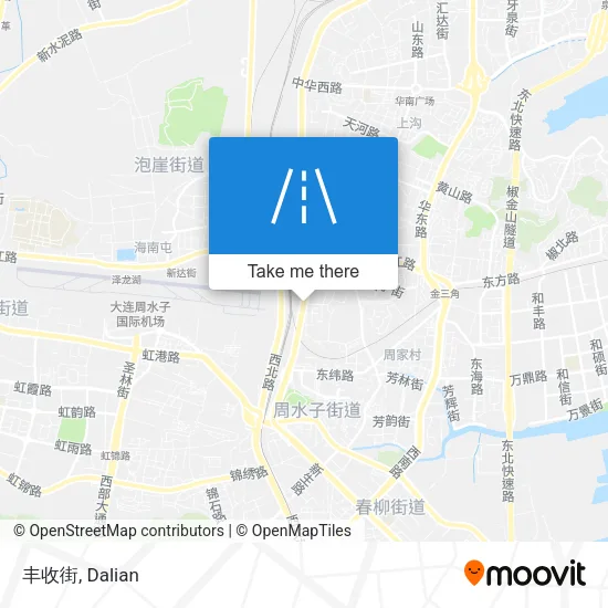 丰收街 map