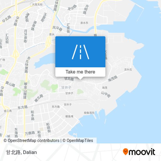 甘北路 map