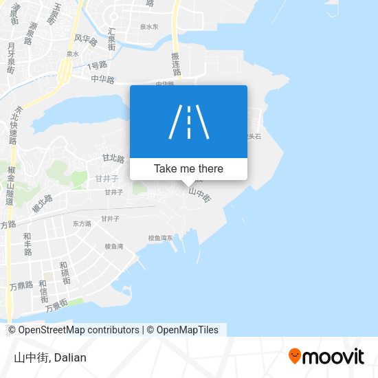 山中街 map