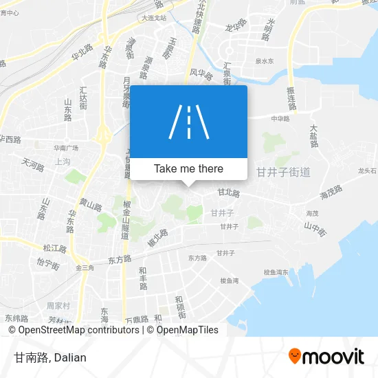甘南路 map