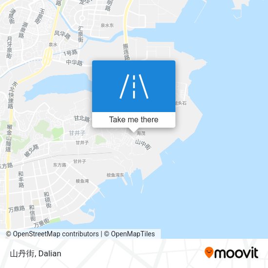 山丹街 map