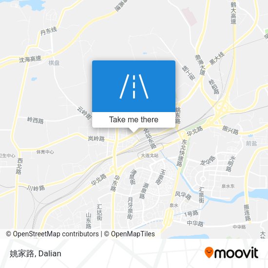 姚家路 map