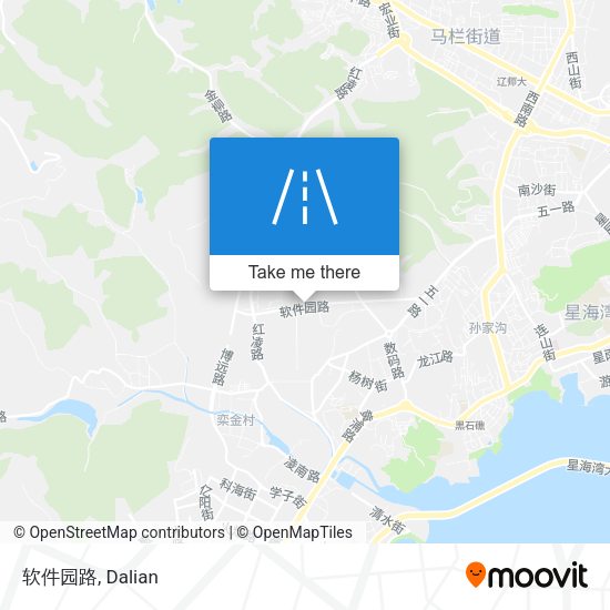 软件园路 map