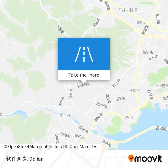 软件园路 map