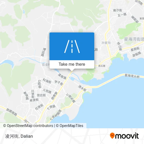 凌河街 map