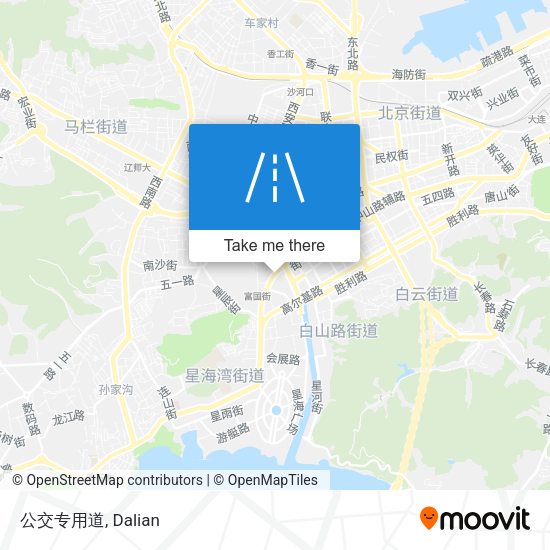 公交专用道 map