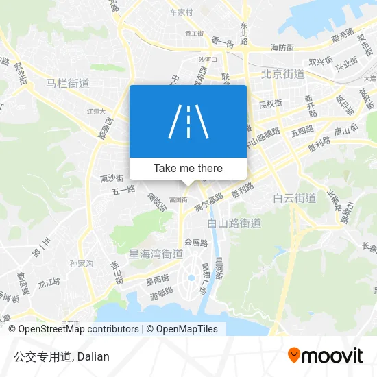 公交专用道 map