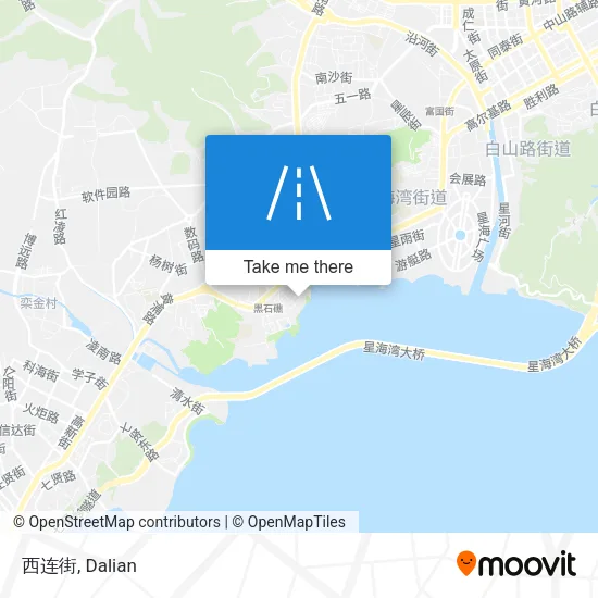 西连街 map