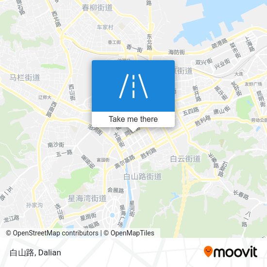 白山路 map