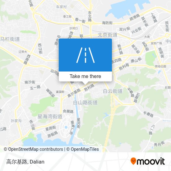 高尔基路 map