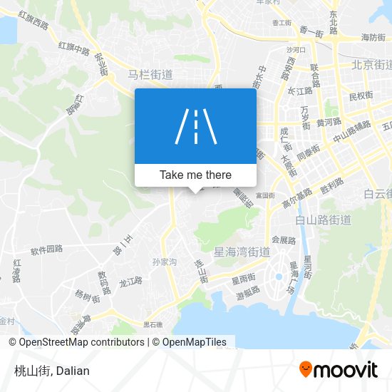 桃山街 map