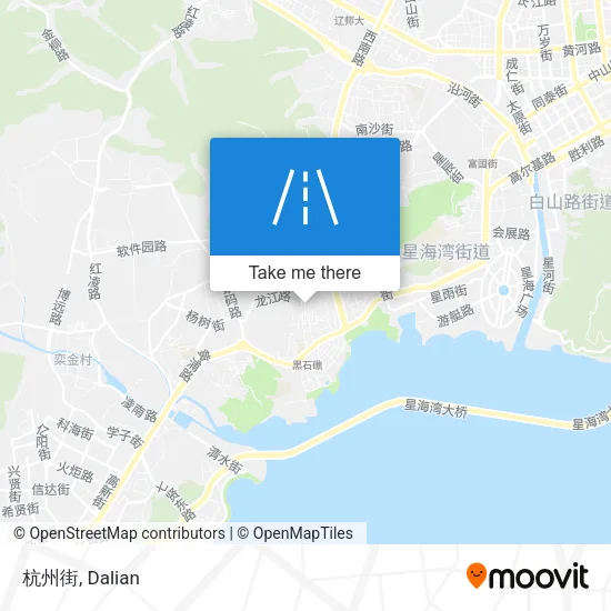 杭州街 map