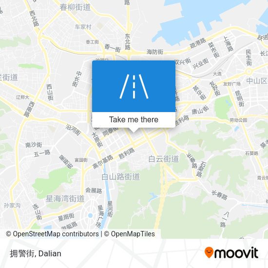 拥警街 map
