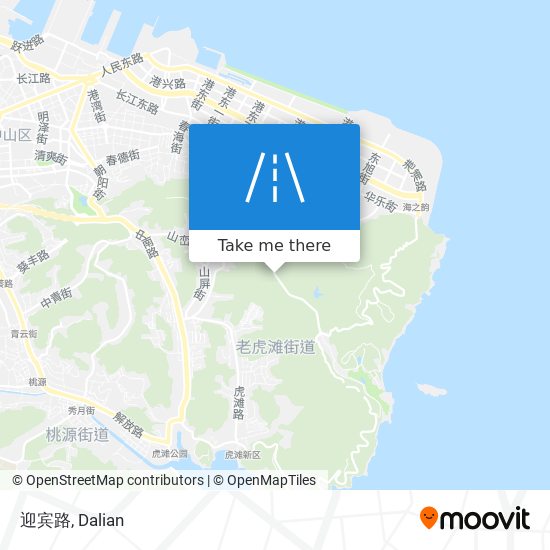 迎宾路 map