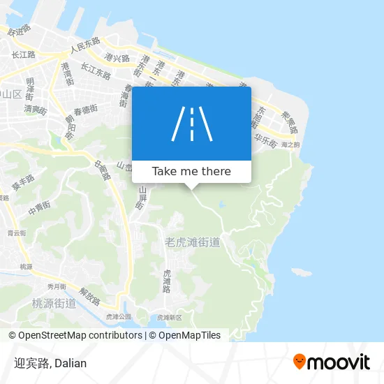 迎宾路 map