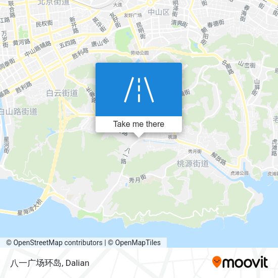 八一广场环岛 map