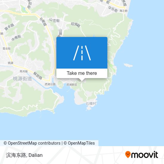 滨海东路 map