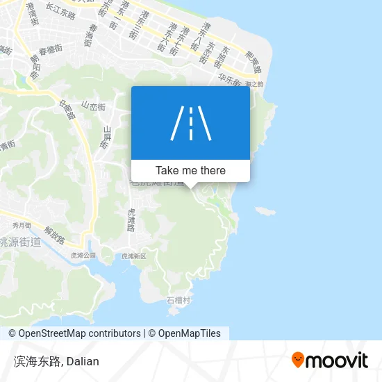 滨海东路 map