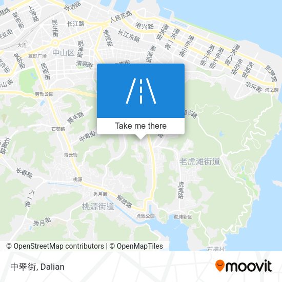 中翠街 map