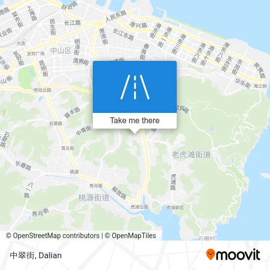中翠街 map