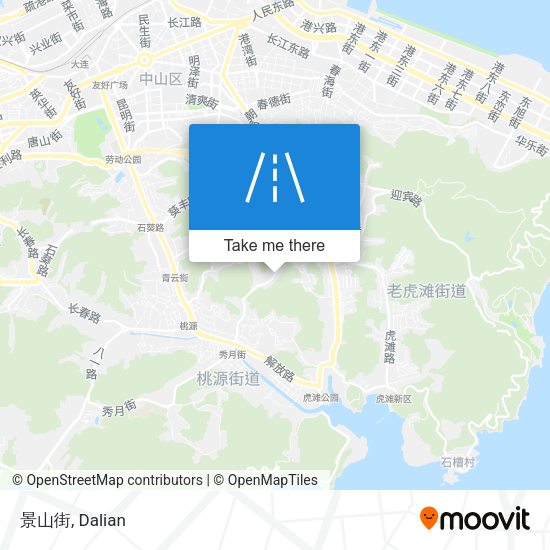 景山街 map