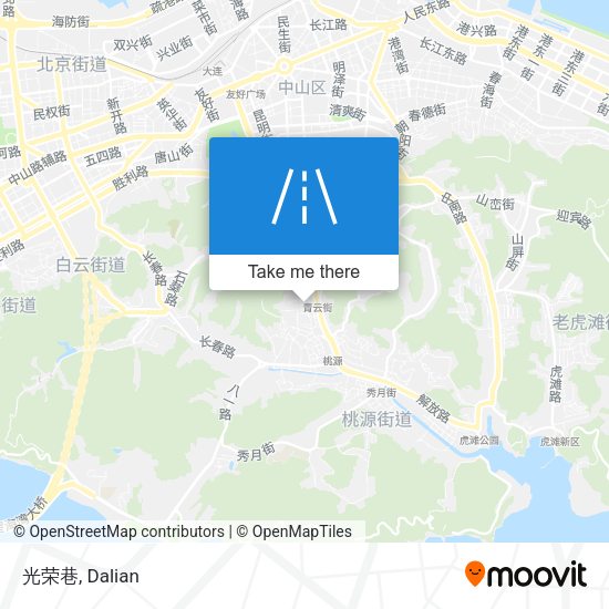 光荣巷 map