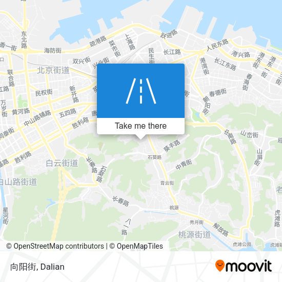 向阳街 map