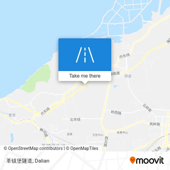 革镇堡隧道 map