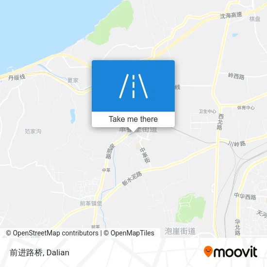 前进路桥 map