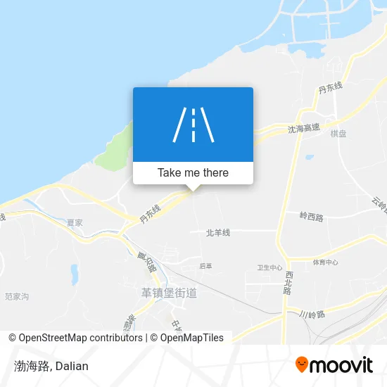 渤海路 map