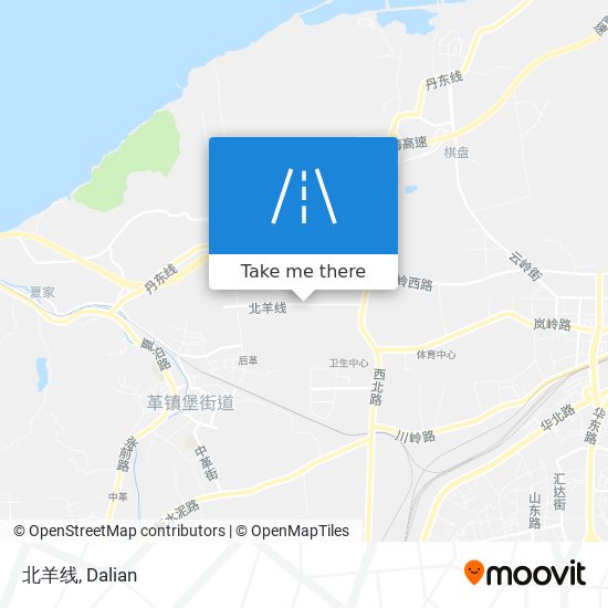 北羊线 map