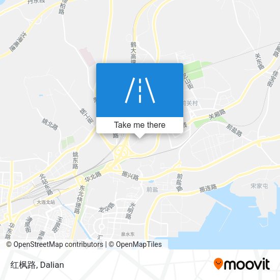红枫路 map
