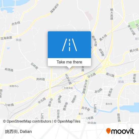 姚西街 map