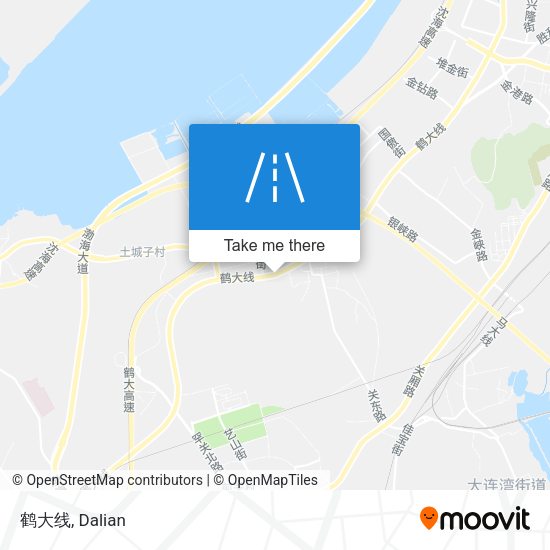 鹤大线 map