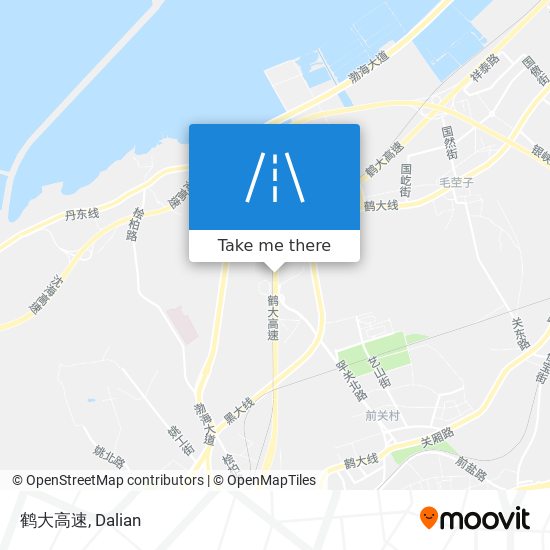 鹤大高速 map