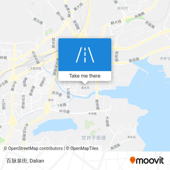 百脉泉街 map
